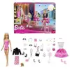 Image de Calendrier de l'Avent Barbie JFL63 avec 24 pièces poupée et accessoires