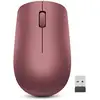 Image de Souris optique sans fil Lenovo 530 1200 DPI rouge cerise