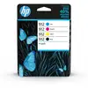 Image de HP 912 Pack de 4 cartouches d'encre Noir/Cyan/Magenta/Jaune authentiques