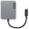 Image de Lenovo Travel Hub Gen2 - USB-C, VGA, HDMI, 4K Ultra HD, Gris