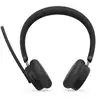 Image de Auriculaires Lenovo 6550 sans fil Bluetooth avec Réduction de Bruit pour bureau et appels noirs