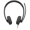 Image de Casque Lenovo VoIP Headset 5000 filaire USB-C avec réduction de bruit pour bureau noir