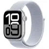 Image de Apple Watch Series 10 GPS Cellular 42mm OLED Aluminium Argent Bleu Unique Étanche IP6X Pulsomètre SpO2