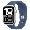 Image de Apple Watch Series 10 GPS Cellular 46mm OLED Aluminium Argent Bracelet Bleu S/M IP6X Pulso