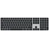 Image de Clavier Apple Magic Keyboard membrane AZERTY noir Touch ID pavé numérique