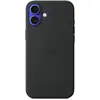 Image de Coque en silicone noire Apple avec MagSafe pour iPhone 16 Plus