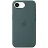 Image de Coque Apple MD3X4ZM/A pour iPhone 16e en silicone recyclé vert 6,1 pouces Premium Touch