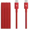 Image de Câble USB-C Apple Beats 1,5 m Tressé Rouge Charge Rapide