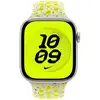 Image de Bracelet Nike Sport Apple MGC04ZM/A Jaune S/M Aluminium Fluoroélastomère