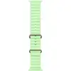 Image de Bracelet Apple Ocean Band Vert Néon Taille Unique Finition Titane Naturel