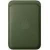 Image de Apple MGH74ZM/A Porte-cartes tressé fin MagSafe pour iPhone Vert Microtwill