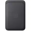 Image de Apple MGHA4ZM/A Album pour cartes Noir Microtwill compatible MagSafe iPhone