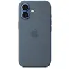Image de Coque silicone MagSafe Anchor Blue pour iPhone 17 Apple, 16 cm (6.3")