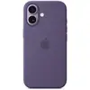 Image de Coque Silicone avec MagSafe Purple Fog pour iPhone 17 - Microfibre, Silicone Recyclé 45%, Compatible Chargeur Sans Fil
