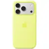 Image de Coque en silicone avec MagSafe pour iPhone 17 Pro Jaune Néon 6,3"