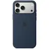 Image de Coque silicone MagSafe Apple Midnight pour iPhone 17 Pro Max, Microfibre, 17,5 cm (6.9"), Protection antichute et contre rayures, Recharge sans fil