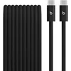 Image de Cable USB-C à USB-C 240W Tressé 3m Noir Charbon Beats