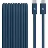 Image de Cable USB-C à USB-C 240W Tressé 3m Bleu Indigo