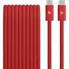 Image de Cable USB-C à USB-C 240 W Beats 3 m Rojo Fuego