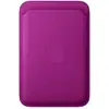 Image de Portefeuille tresse fine MagSafe Apple iPhone Magenta