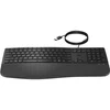 Image de HP 485 Comfort Wired Keyboard clavier Bureau USB Noir