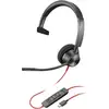 Image de Casque USB-C certifié Poly Blackwire 3310 monaural Microsoft Teams + adaptateur USB-C/A
