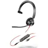 Image de Auriculares Poly Blackwire 3315 filaires USB-C/A avec réduction de bruit et micro noir
