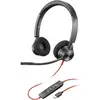 Image de Casque stéréo USB-C Poly Blackwire 3320 + adaptateur USB-C/A