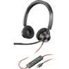 Image de Casque stéréo USB-C Poly Blackwire 3320 certifié pour Microsoft Teams + adaptateur USB-C/A