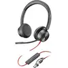 Image de Casque stéréo USB-C certifié Poly Blackwire 8225 Microsoft Teams + adaptateur USB-C/A