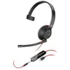 Image de Casque Poly Blackwire 5210 USB-C monoaural, connectivité multipoint, 116 dB