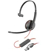 Image de Casque Poly avec câble USB-C et USB-A Microphone supra-aural monaural