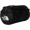 Image de Sac de voyage The North Face Base Camp Duffel S 50L Black/Black ouverture capot