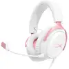 Image de Auriculaires HyperX Cloud III filaires USB-C Gaming avec Réduction de Bruit Blanc/Rose