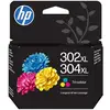 Image de Cartouche d'encre HP 302/304XL Tricolor Original