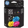 Image de Cartouche d'encre HP 302/304 Pack combiné 2 cartouches noir et tricolor