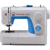 Image de Machine à coudre SINGER 3221 automatique bleu blanc 21 points bras libre