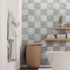Image de 16 stickers carrelages scandinave Snotra