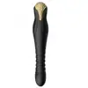 Image de Vibrateur Zalo King Thruster Noir PowerThrust 15 mm Télécommande Swarovski