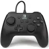 Image de Manette PowerA avec câble noir pour Nintendo Switch