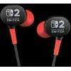 Image de Écouteurs PowerA Wired Earbuds pour Nintendo Switch 2 filaires Jack 3,5 mm gaming noir et rouge