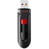 Image de Clé USB SanDisk Cruzer Glide 128 Go USB 2.0 coulissante noire rouge
