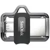 Image de SanDisk Ultra Dual m3.0 lecteur USB flash 64 Go USB Type-A / Micro-USB 3.2 Gen 1 (3.1 Gen 1) Noir, Argent, Transparent