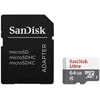 Image de Sandisk Ultra MicroSDXC 64 Go Classe 10 UHS-I + Adaptateur