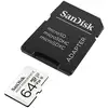 Image de SanDisk MicroSDHC haute endurance 64 Go classe 10 U3 V30 UHS-I + adaptateur SD