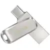 Image de Clé USB SanDisk Ultra Dual Drive Luxe 32GB acier inoxydable USB-C USB-A 150 Mo/s
