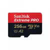 Image de Sandisk Extreme Pro MicroSDXC 256 Go UHS-I A2 Classe 10 V30