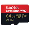 Image de Sandisk Extreme Pro MicroSDXC 64 Go UHS-I A2 Classe 10 V30