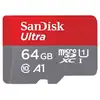 Image de Carte mémoire Sandisk SDSQUAB-064G-GN6MT 64 Go microSDXC UHS-I U1 140 Mo/s avec adaptateur SD
