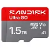 Image de Carte microSDXC SanDisk Ultra GO 1,5 TB UHS-I 190 MB/s V10 Gris Rouge
